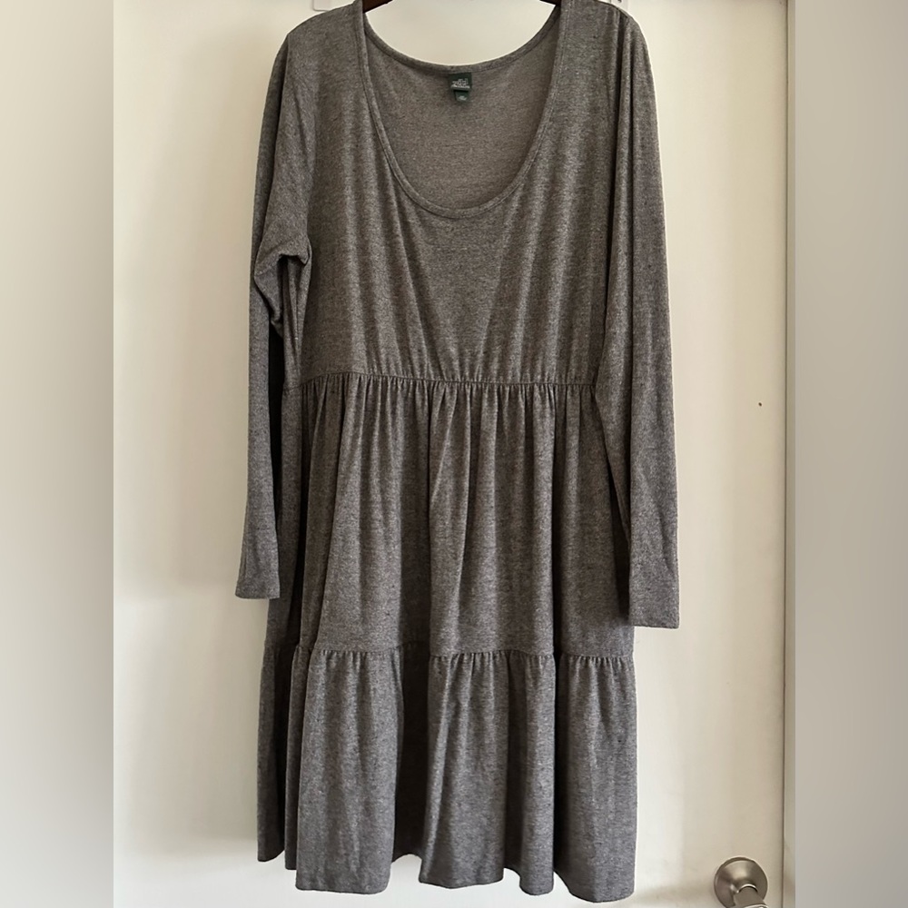 Wild Fable Super Soft Tiered Long Sleeve Dress XL
